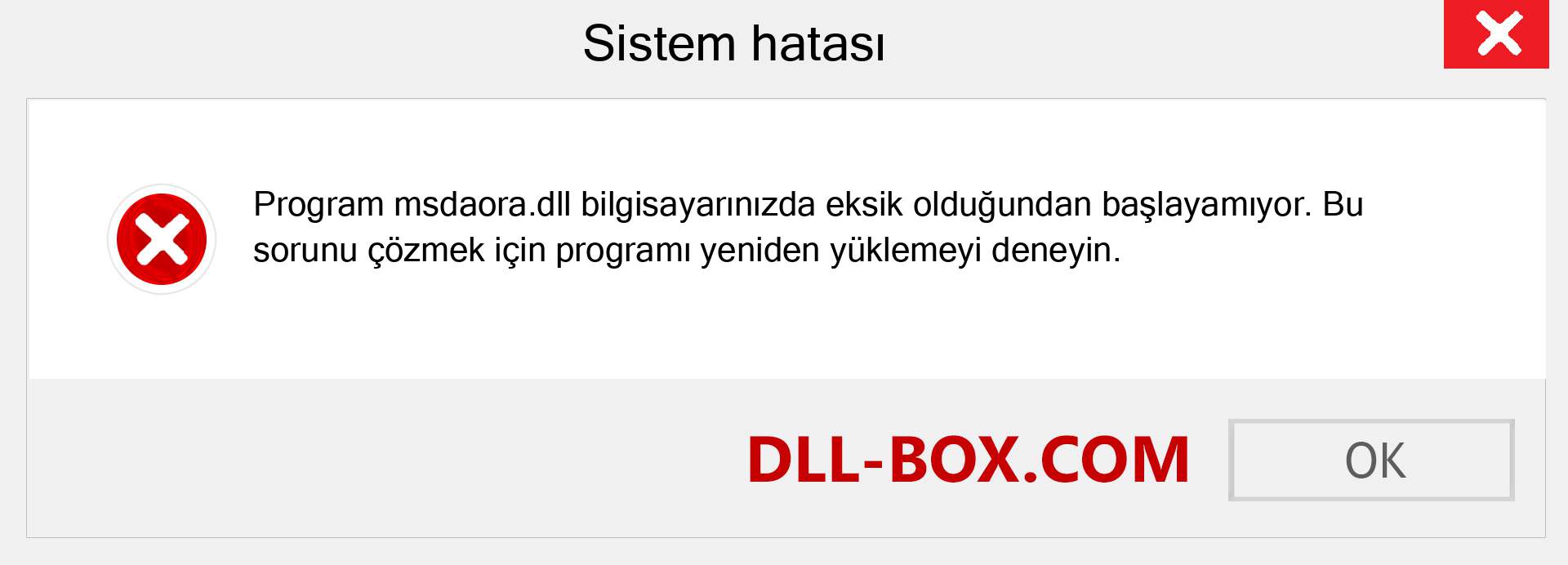 msdaora.dll dosyası eksik mi? Windows 7, 8, 10 için İndirin - Windows'ta msdaora dll Eksik Hatasını Düzeltin, fotoğraflar, resimler